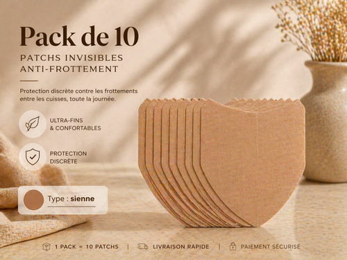 Patchs invisibles pour l'intérieur des cuisses